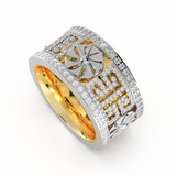 Mylos Ring with diamonds