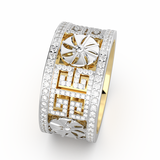 Mylos Ring with diamonds